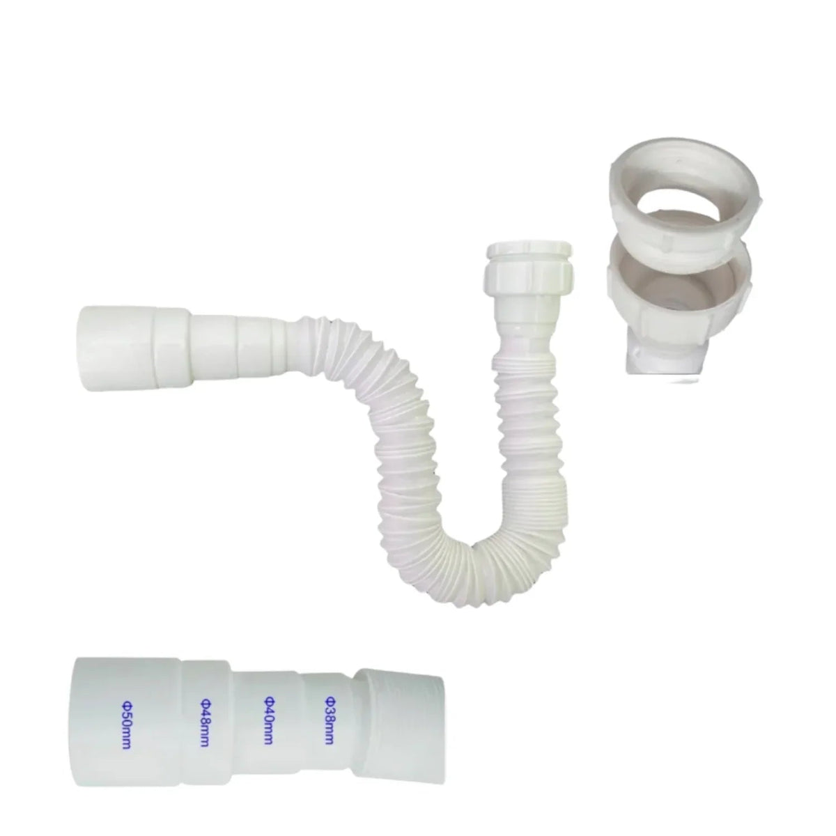 Sifón Adaptable Para Desagües De Lavamanos O Lavaplatos - Aqua center