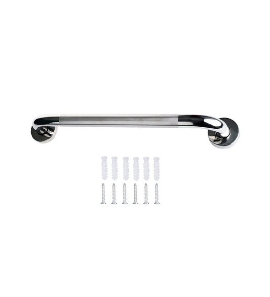 Barra Seguridad Acero inoxidable 40cm Antideslizante - Aqua center 