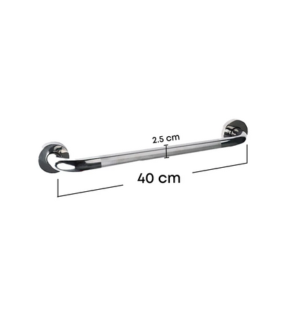 Barra Seguridad Acero inoxidable 40cm Antideslizante - Aqua center 