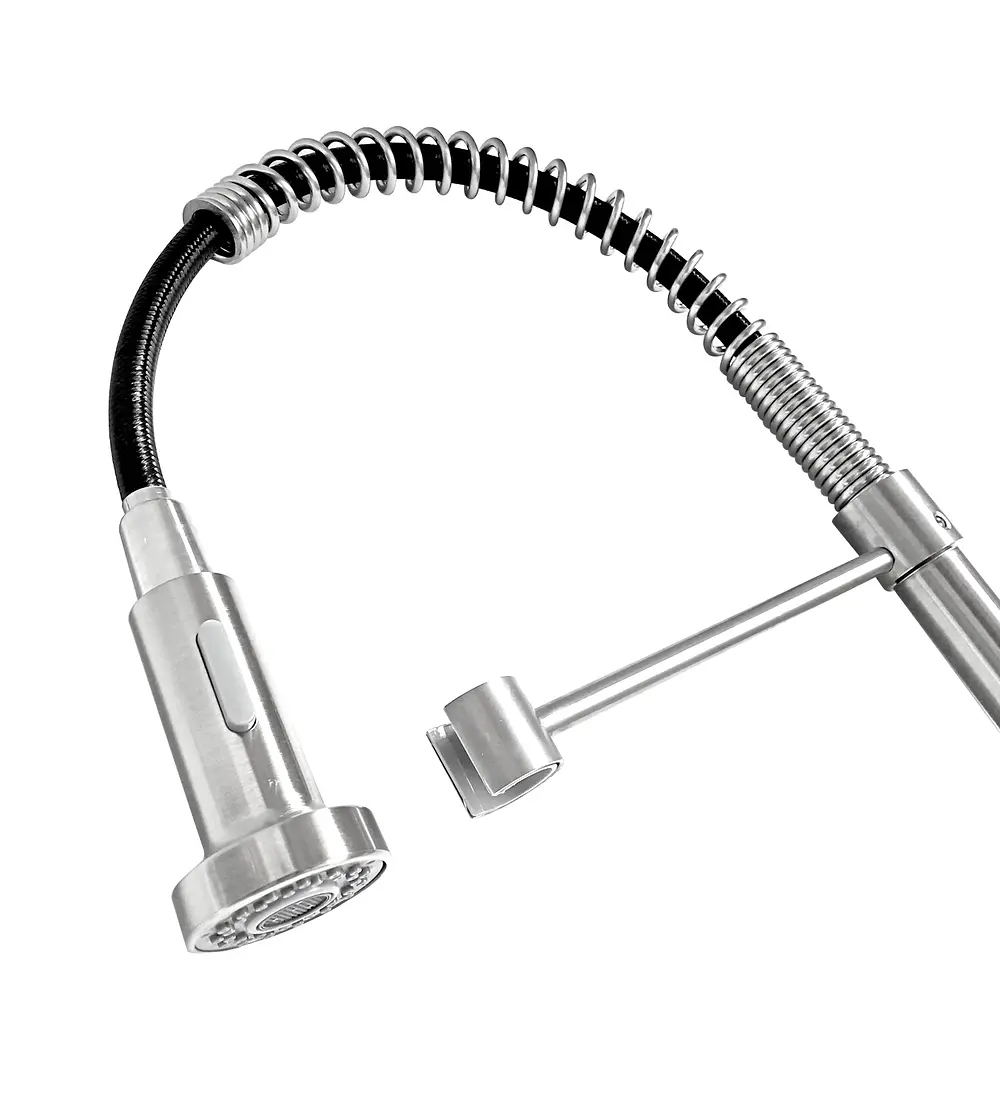 Grifo Cocina Profesional Monomando Satinado - Aqua center 