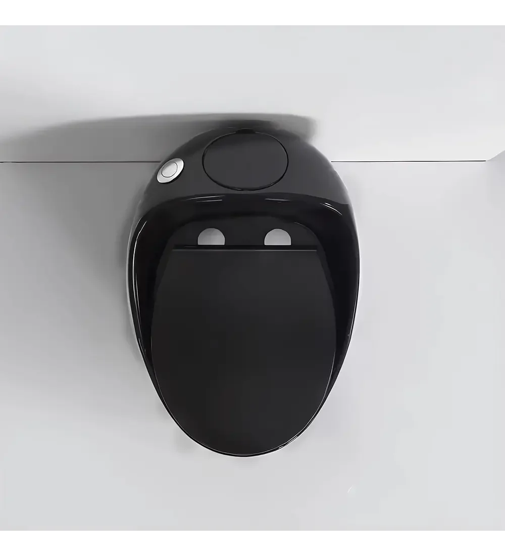 Sanitario De Lujo Tipo Huevo Negro