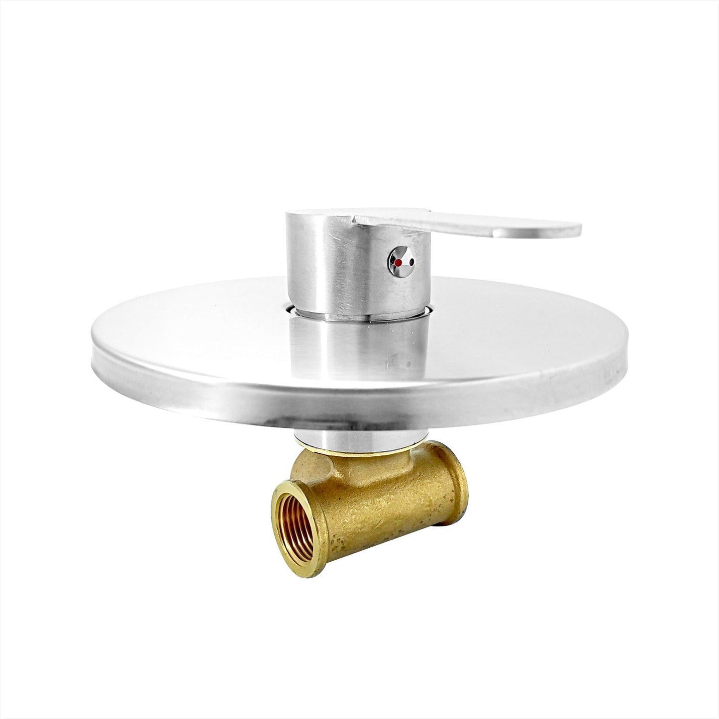 Mesclador de ducha mate en acero inox