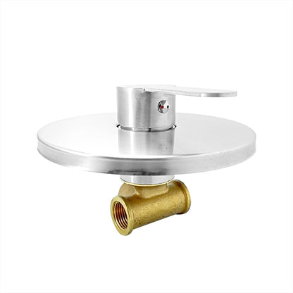 Mesclador de ducha mate en acero inox