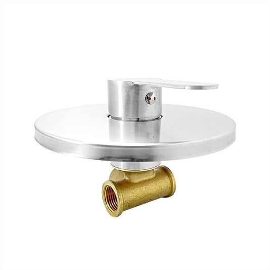 Mesclador de ducha mate en acero inox