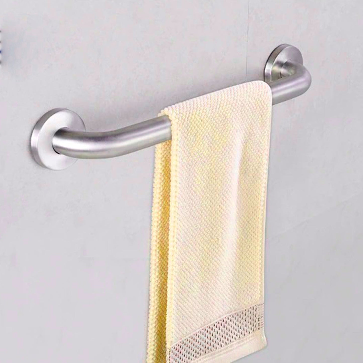 Barra De Seguridad Agarradera Lisa Acero Inoxidable 40cm
