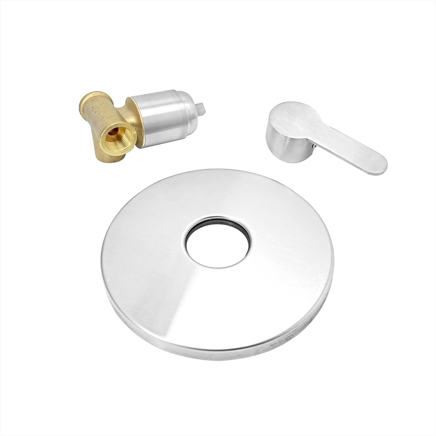 Mesclador de ducha mate en acero inox