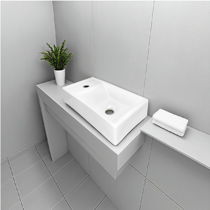 Lavamanos Nappo Blanco 41 x 22 cm