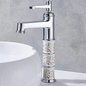 Grifo de Lujo Imperial Gold & Porcelain – Monomando de Caño Alto con Detalles Florales