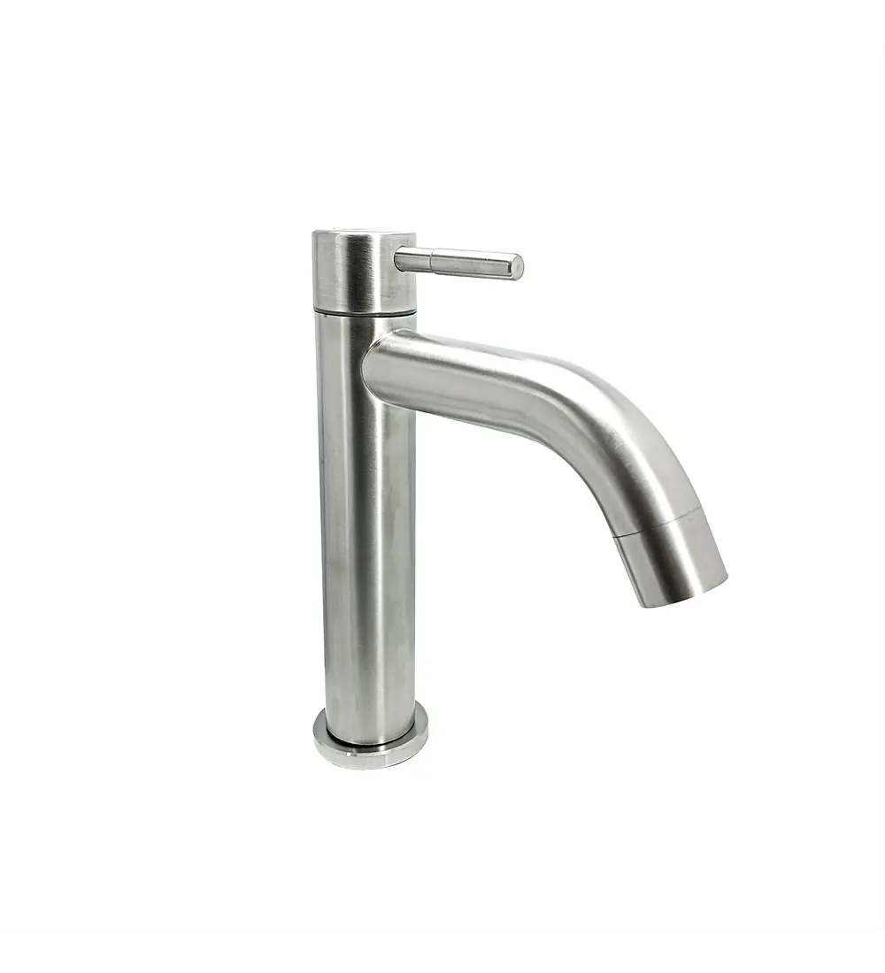 Grifería Lavamanos Baja Acero Inoxidable 304 - Aqua center 