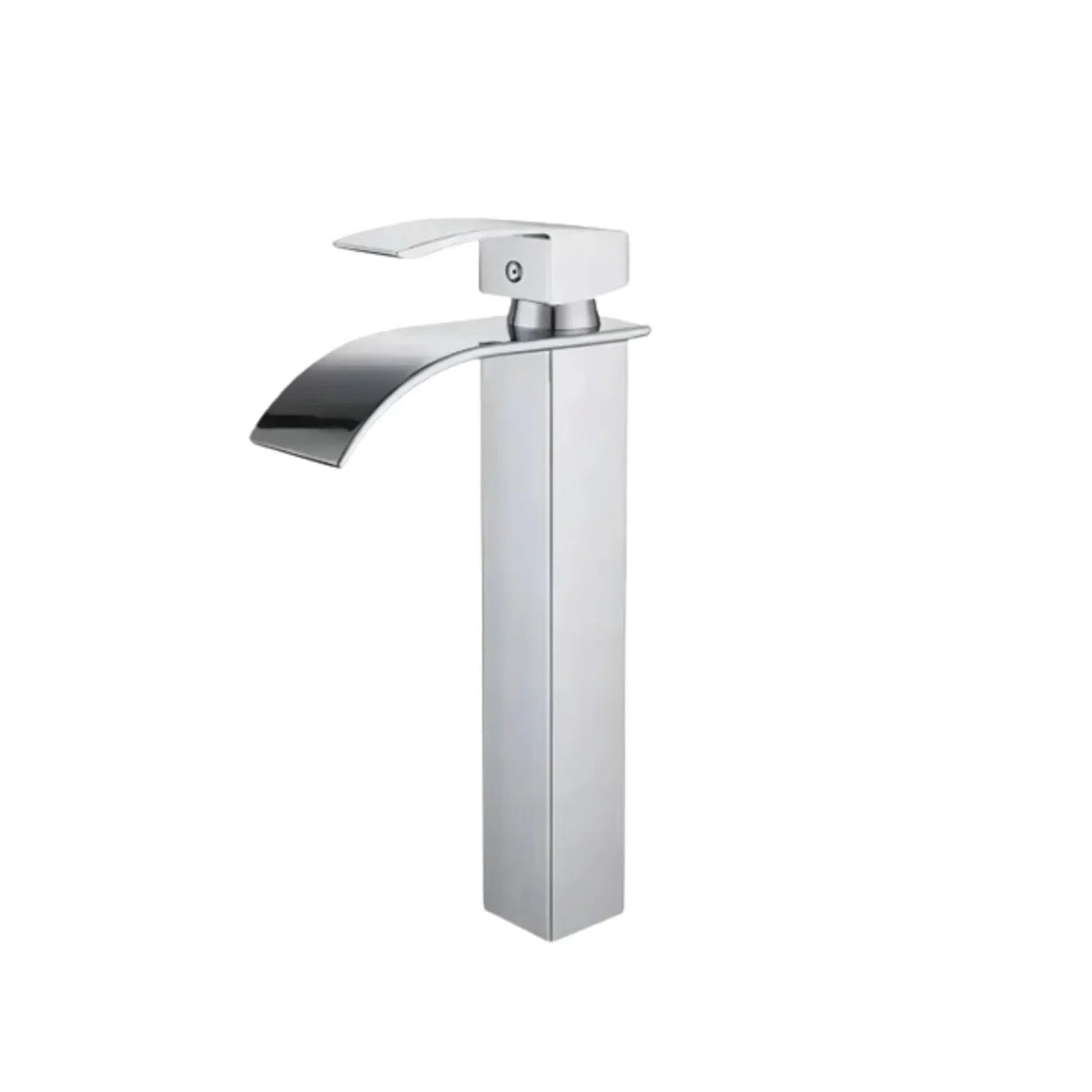 Grifo lavamanos monocontrol cascada alto acero 304 - Aqua center 