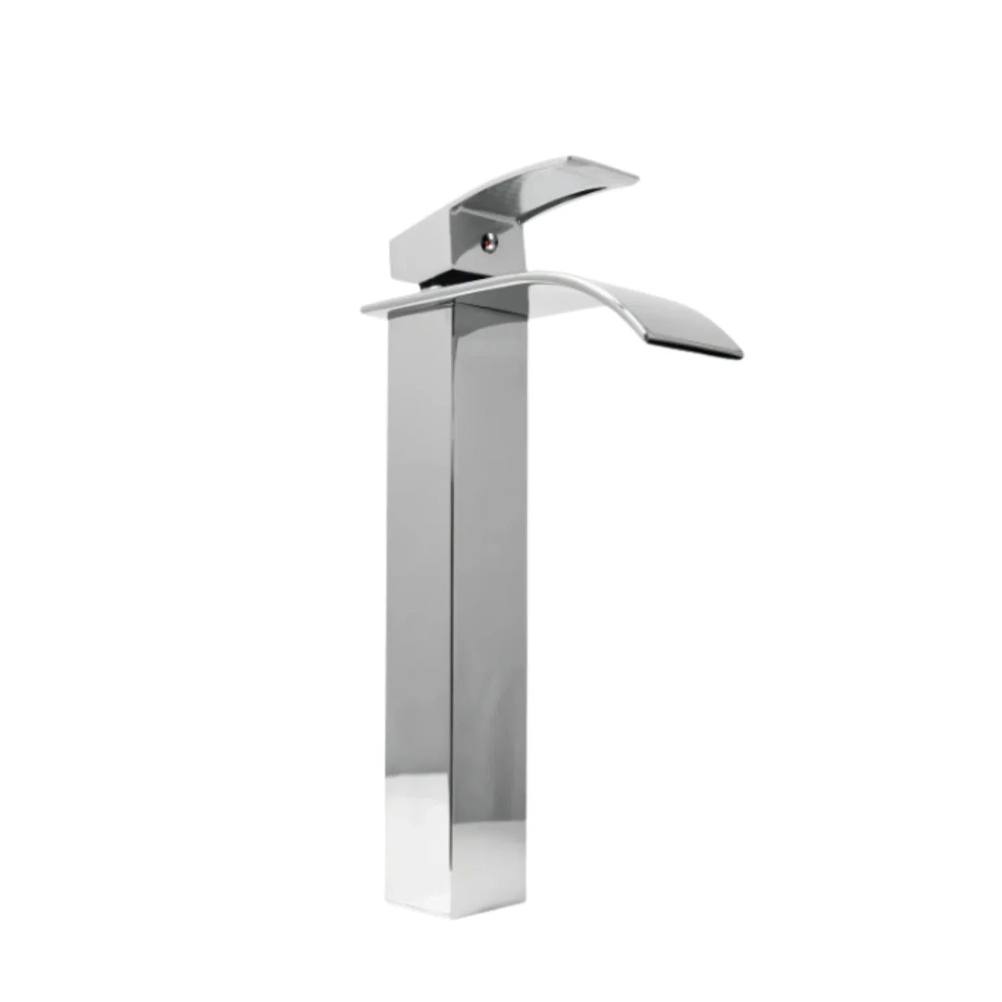 Grifo lavamanos monocontrol cascada alto acero 304 - Aqua center 