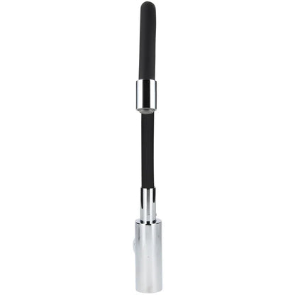 Griferia lavaplatos cuello flexible negro