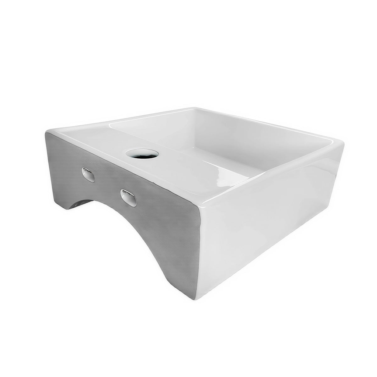 Lavamanos Blanco Vessel 28x 28 x10 cm
